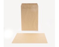 Pochette Sans Marque 229X324 90G Kraft Blond Autocollante