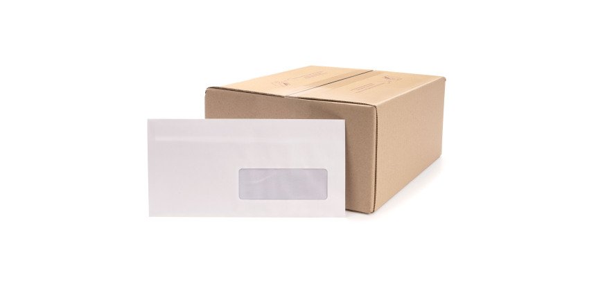 EnveloPPe Sans Marque 110X220 80G X500 Autocollante Fenetre 45