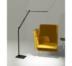 Lampadaire lumilight unilux led noir
