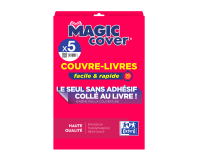 5 Feuilles C-Livres Oxford Magic Cover Pour A4 PP75 Lisse Incolore