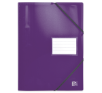 Protege-Docs Oxford School Life A4 80 Poch PP Translucide Elastique Assorti Pav