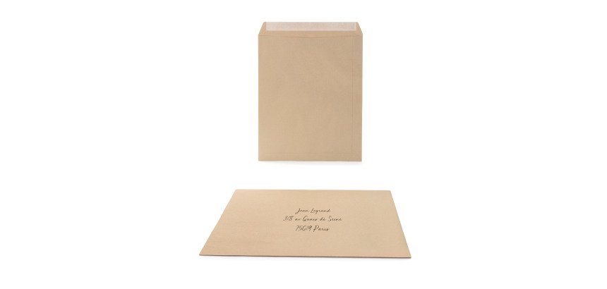 Pochette Sans Marque 229X324 90G Auto Adhesive