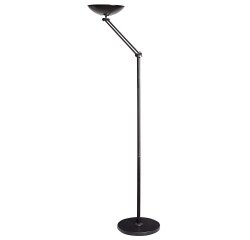Lampadaire led first unilux articule prise europe noir