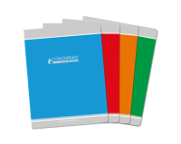 Cahier Conquerant Classique Agrafe 170X220 48P 90G Seyes Assorti