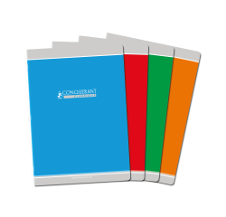Cahier Conquerant Classique Agrafe 210X297 48P 90G Seyes Assorti