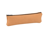 Fourre-Tout Plat Oxford Cuir Naturel Beige