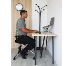 Siège ergonomique assis genoux Unilux Ergo Leg, noir