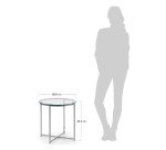 Mesa auxiliar Divid Ø 50 cm