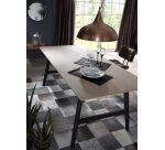 Espejo Raintree de madera negro Ø 50 cm