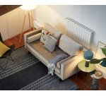 Videl table lamp in metal and marble