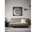 Aplique Ginebra de acero con acabado blanco