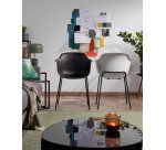 Black Marlet coffee table 82 x 55 cm