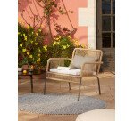 Samanta armchair in beige cord