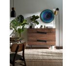 Neida rug in brown wool, 160 x 230 cm