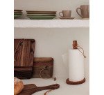 Portarrollos de papel de cocina Ema madera maciza acacia