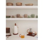 Portarrollos de papel de cocina Ema madera maciza acacia