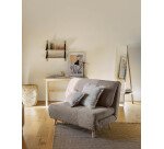 Escritorio Curie madera maciza caucho 120 x 60 cm