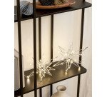 Grande étoile lumineuse Nicoletta argentée