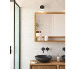 Espejo Taciana de madera maciza de teca 100 x 70 cm