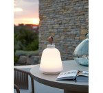 Lampe de table Udiya en polyéthylène et métal