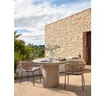 Jarrón Brenna grande de vidrio transparente 100% reciclado