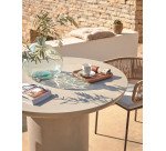 Jarrón Brenna grande de vidrio transparente 100% reciclado