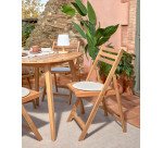 Lámpara de mesa Ambar de polietileno y madera