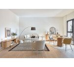 Espejo de pie Nazara metal negro 70 x 161 cm