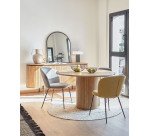 Espejo de pie Nazara metal negro 70 x 161 cm