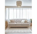 Canapé Mihaela 3 places bouclette 203 cm