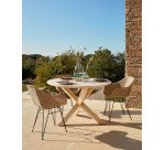 Jarrón Brenna de vidrio transparente 100% reciclado 36 cm