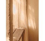 Cortina Malavella 100% lino blanco 140 x 270 cm
