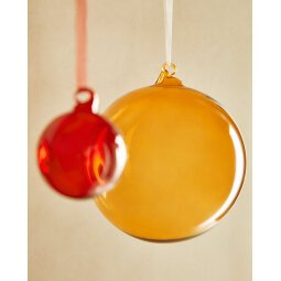 Boule de Noël grande Aucan en verre