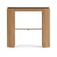 Console Licia 1 tiroir en bois massif de manguier 120 x 110 cm