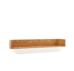 Estante Octavia de madera contrachapada de fresno 120 x 20 cm