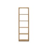 Maymai shelf with solid oak structure 60 x 193 cm