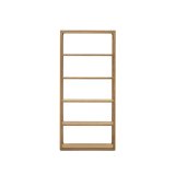 Maymai shelf with solid oak structure 90 x 193 cm