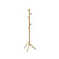 Nadue coat rack in solid beech wood with natural finish 170 cm