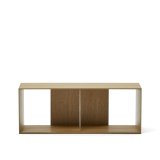 Litto large shelf module in oak veneer, 101 x 38 cm