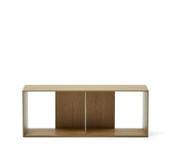 Módulo estantería grande Litto de chapa de roble 101 x 38 cm