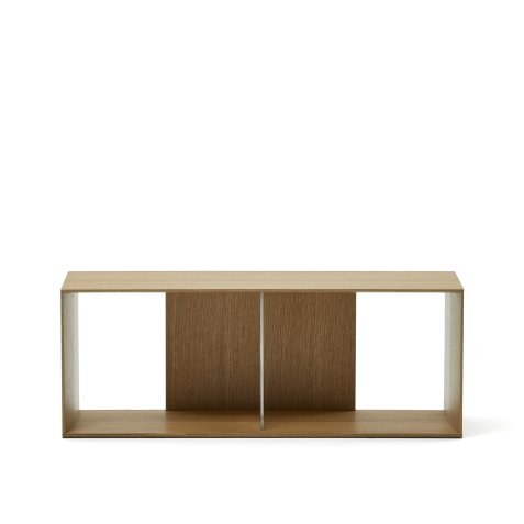 Module étagère grand format Litto en placage de chêne 101 x 38 cm