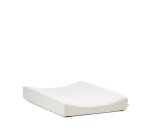 Housse pour table à langer  Yamile coton organique (GOTS) beige à  pois rose 50 x 70 cm