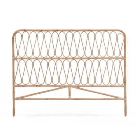 Caterina rattan headboard with a natural headboard, for 150 cm beds