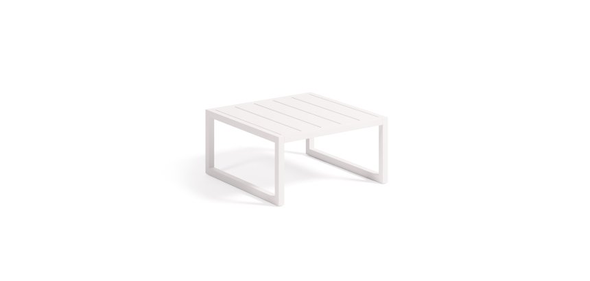 Mesa auxiliar 100% exterior Comova de aluminio 60 x 60 cm