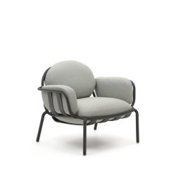 DE_Fauteuil de jardin Joncols en aluminium finition peinture grise