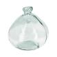 Vase Brenna transparent grand format en verre 100% recyclé