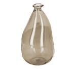 Jarrón Brenna de vidrio marrón 100% reciclado 36 cm
