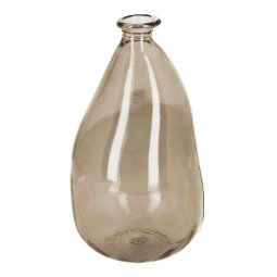 Vase Brenna marron moyen format en verre 100% recyclé