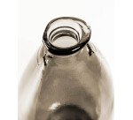 Jarrón Brenna de vidrio marrón 100% reciclado 36 cm