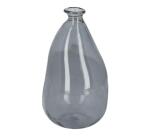 Jarrón Brenna de vidrio azul 100% reciclado 36 cm